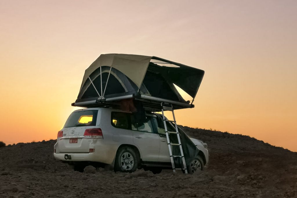Rooftop tent expedition